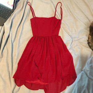 backless red lucy in the sky dress XS
